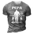 Pepa Grandpa Gift Pepa Best Friend Best Partner In Crime 3D Print Casual Tshirt Grey