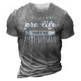 Pro Choice Reproductive Rights - Womens March - Feminist 3D Print Casual Tshirt Grey