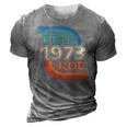 Pro Roe 1973 Roe Vs Wade Pro Choice Womens Rights Retro 3D Print Casual Tshirt Grey