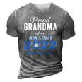 Proud Grandma Of 2022 Graduation Class 2022 Graduate Family 3D Print Casual Tshirt Grey