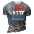 Red White & Blue Cousin Crew Family Matching 4Th Of July 3D Print Casual Tshirt Grey