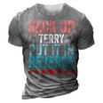 Retro Back Up Terry Put It In Reverse 4Th Of July Fireworks 3D Print Casual Tshirt Grey