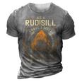 Rudisill Name Shirt Rudisill Family Name 3D Print Casual Tshirt Grey
