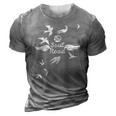 Soul Road With Flying Birds 3D Print Casual Tshirt Grey