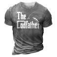 The Codfather Funny Fish Angling Fishing Lover Humorous Gift 3D Print Casual Tshirt Grey