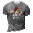 The Daddy Gnome Matching Family Christmas Pajama Outfit 2021 Ver2 3D Print Casual Tshirt Grey
