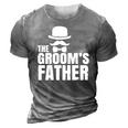 The Grooms Father Wedding Costume Father Of The Groom 3D Print Casual Tshirt Grey