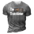 The Scotch Father Funny Whiskey Lover Gifts From Her Classic 3D Print Casual Tshirt Grey