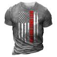 Us Flag Best Single Dad Ever 4Th Of July American Patriotic 3D Print Casual Tshirt Grey