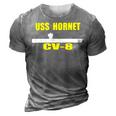 Uss Hornet Cv-8 Aircraft Carrier Sailor Veterans Day D-Day T-Shirt 3D Print Casual Tshirt Grey