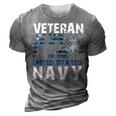Veteran Veterans Day Us Navy Veteran Usns 128 Navy Soldier Army Military 3D Print Casual Tshirt Grey