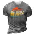 Vintage Best Opa By Par Golf Gift Men Fathers Day 3D Print Casual Tshirt Grey