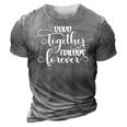 Womens Born Together Friends Forever Twins Girls Sisters Outfit 3D Print Casual Tshirt Grey