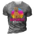 Womens Doodle Mama Labradoodle Goldendoodle 3D Print Casual Tshirt Grey