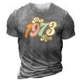 Womens Pro 1973 Roe Mind Your Own Uterus Retro Groovy Womens 3D Print Casual Tshirt Grey