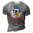 You Free Tonight Bald Eagle American Flag Happy 4Th Of July V2 3D Print Casual Tshirt Grey