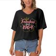 Fabulous Since V3 Women's Bat Sleeves V-Neck Blouse