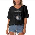 I Love Astrophysics Space Enthusiasts Women's Bat Sleeves V-Neck Blouse