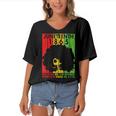 Junenth 1865 Because My Ancestors Werent Free In 1776 Women's Bat Sleeves V-Neck Blouse