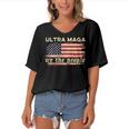 Proud Ultra Maga V9 Women's Bat Sleeves V-Neck Blouse