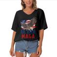 Ultra Maga V20 Women's Bat Sleeves V-Neck Blouse