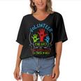 Volunteer - The Of Time Is Priceless 54 Trending Shirt Women's Bat Sleeves V-Neck Blouse