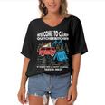 Welcome To Camp Quitcherbitchin Funny 7 Shirt Women's Bat Sleeves V-Neck Blouse