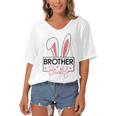 Brother Easter Bunny Women's Bat Sleeves V-Neck Blouse