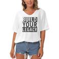 Build Your Legacy - Trix Women's Bat Sleeves V-Neck Blouse