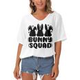 Bunny Squad Women's Bat Sleeves V-Neck Blouse