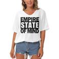 Empire State Of Mind Women's Bat Sleeves V-Neck Blouse