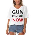 End Gun Violence Shirts Endgunviolence Women's Bat Sleeves V-Neck Blouse