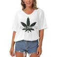 Everything I Want To Do Is Illegal Weed Women's Bat Sleeves V-Neck Blouse