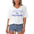 Memphis Vs Yall Uglass Women's Bat Sleeves V-Neck Blouse