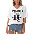 Pinch Proof St Patricks Women's Bat Sleeves V-Neck Blouse