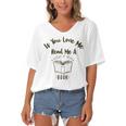 Premium If You Love Me Read Me A Book - Books Lovers Women's Bat Sleeves V-Neck Blouse