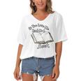 Premium If You Love Me Read Me A Book - Books Lovers Women's Bat Sleeves V-Neck Blouse