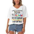 Sorry To Disappoint You But I Cant Spank The Autism Women's Bat Sleeves V-Neck Blouse