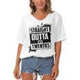 Straight Outta My 20 224 Shirt Women's Bat Sleeves V-Neck Blouse