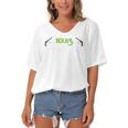 Texas Calling Me I Must Go Women's Bat Sleeves V-Neck Blouse