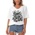 Trick Or Treat Halloween 155 Shirt Women's Bat Sleeves V-Neck Blouse