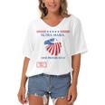 Ultra Maga And Proud Of It V12 Women's Bat Sleeves V-Neck Blouse