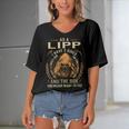 As A Lipp I Have A 3 Sides And The Side You Never Want To See Women's Bat Sleeves V-Neck Blouse