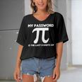 My Password Is The Last 8 Digits Of Pi 94 Trending Shirt Women's Bat Sleeves V-Neck Blouse