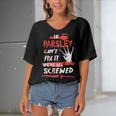 Parsley Name Halloween Horror Gift If Parsley Cant Fix It Were All Screwed Women's Bat Sleeves V-Neck Blouse