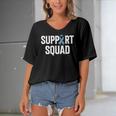 T1d Warrior Support Squad Type One Diabetes Awareness Women's Bat Sleeves V-Neck Blouse