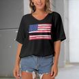 Ultra Maga And Proud Of It A Ultra Maga And Proud Of It V12 Women's Bat Sleeves V-Neck Blouse