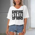 Empire State Of Mind Women's Bat Sleeves V-Neck Blouse