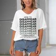 How To Disappear Completely And Never Be Found Women's Bat Sleeves V-Neck Blouse