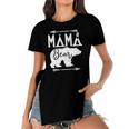Mama Bear Mothers Day Gift For Wife Mommy Matching Funny Women's Short Sleeves T-shirt With Hem Split